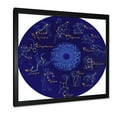 thumbnail image 2 of Designart 'Zodiac Signs and Zodiac With Constellations' Modern Framed Art Print, 2 of 4