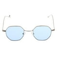 thumbnail image 3 of 2 Unidades de terre Lentes Espejadas Octágono Metal Protección 400 para Viaje Hugo Gafas de sol Octagon, 3 of 10