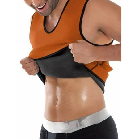 

MERSARIPHY Men Black Neoprene Power Belt Shapewear Slim Vest