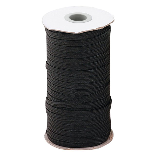 200 Yards 1/4" Width Braided Elastic Cord for Mask Sewing Crafting DIY