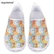 thumbnail image 1 of Doginthehole - Zapatillas planas con diseño dental morado para mujer, bonitas zapatillas de malla con estampado de dientes de dibujos animados, ligeras, 1 of 5