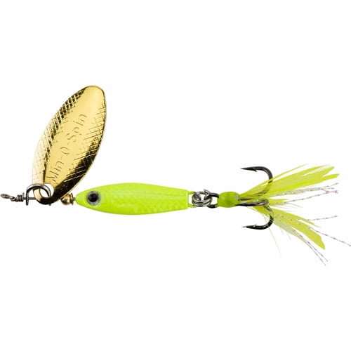 3 Packs Johnson Min-O-Spin 1/8 OZ Hot Orange 