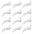 thumbnail image 1 of 12 piezas decorativas palomas falsas pájaros blancos con clip adorno de árbol de Navidad, 1 of 5