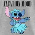 thumbnail image 2 of Girl's Lilo & Stitch Vacation Mood  Graphic Tee Athletic Heather Large, 2 of 5