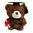thumbnail image 2 of Iumwxz Graduation Bear Keychain Plush Figure Graduating Cap Mini Teddy Soft Keepsake Bag Clip Durable, for Commemorating Gift for Students Grads Teachers or Decorative Display, 2 of 9