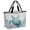 Green Gray, variant on Teal Sea Turtle Beach Bag for Women, Large Breathable Mesh Beach Tote Bag, Summer Coastal Coral Ocean Linen Texture Sandproof Lightweight Travel Bags for Vacation Picnic Swimming Pool