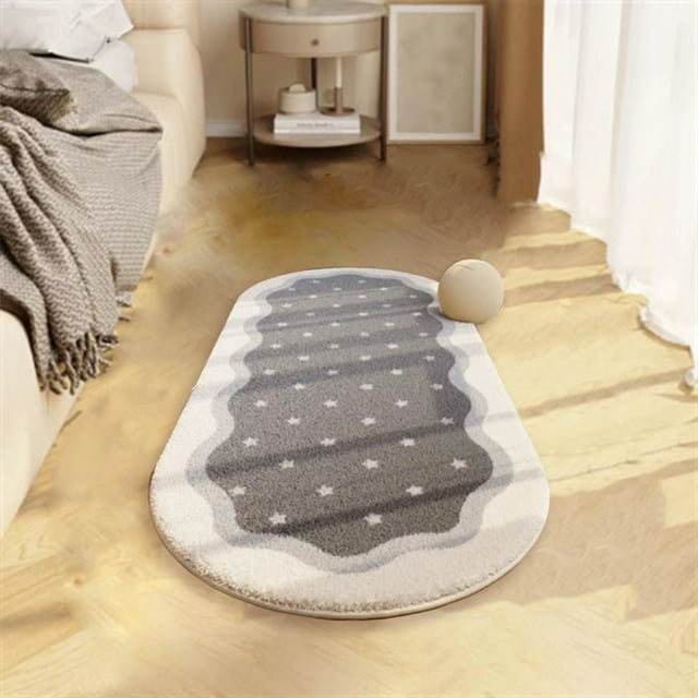 Living Room Decor, Living Room Decor, Soft Bedroom Rugs Shaggys Rugs for Bedroom Oval Rugs Room Small Carpet Living Room Runner Rug Non Slip Decor, Rugs for Living Room, Living Room Rugs