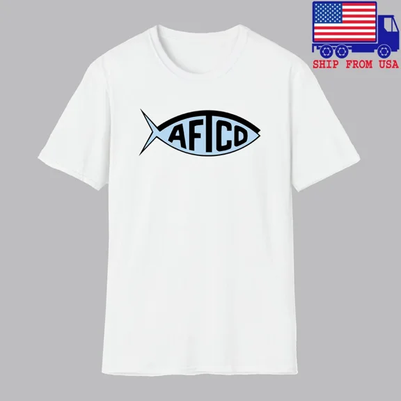 CLASSIC AFTCO Fishing Men's White T-shirt Size S-5XL