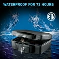 SentrySafe H0100 FireResistant Box Safe and WaterResistant Safe with