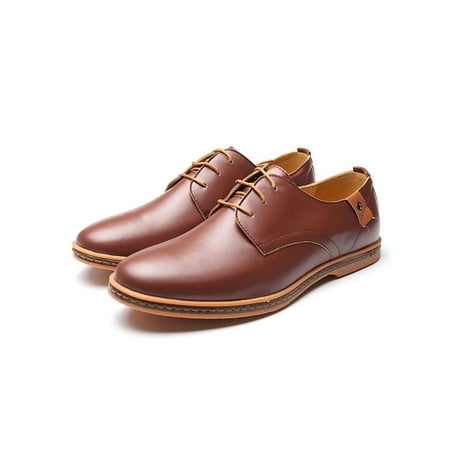 Italian Lace Shoes - Meigar Mens Oxford Dress Shoes Lace Up Leather Formal Shoes