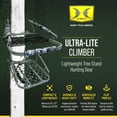 thumbnail image 2 of Hawk Ultra-Lite Climber, Tree Stand Hunting Gear, Hammock Net Seat, 38.75x23.25", 2 of 6