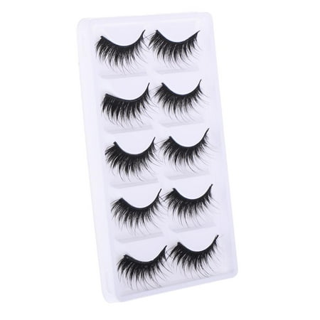 

5 Pairs Black Eyelashes for 12 Doll DIY Making & Repair Accessories