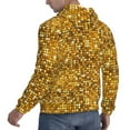 thumbnail image 6 of Lsque Bright Shiny Golden Pattern Casual Men's Hoodie,Hooded Sweatshirt with Kangaroo Pocket,Pullover Hoodie-4X-Large, 6 of 7