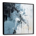 thumbnail image 2 of Designart "Modern Scandinavian Art In Blue And Beige I" Abstract Painting Floater Framed Canvas Prints, 2 of 5