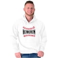 thumbnail image 5 of Sports Fan Baseball Stitches Homerun Hoodie Sweatshirt Women Men Brisco Brands M, 5 of 6