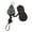 Black 3m, variant on 10mm 3/5/10m 100kg Camping Tent Rope Pulley Ratchets Canoe Boat Bow Stern Tie Down Rope Heavy Duty Adjustable Rope Hanger ,Easy to Use