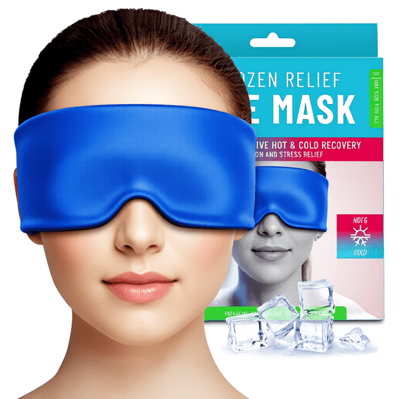 FACEMOON Gel Eye Mask for Headache Relief Puffy Eyes Cooling Comfort