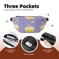 thumbnail image 4 of Naloa Corgi Washing in Bathtub Print Running Belts for Men Women,Running Fanny Pack with 2-Zipper Pockets,Waterproof Waist Pack for Travel Hiking Running Outdoor Sports, 4 of 8