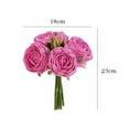 thumbnail image 3 of DFC 【 Simulation Hand Moisturizing Rose Wedding Bouquet 】 High End Real Flower Texture | Wedding Photography Props + Home Decoration, 3 of 3