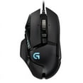 thumbnail image 1 of G502 HERO High Performance Wired Gaming Mouse, HERO 25K Sensor, 25,600 DPI, RGB, Adjustable Weights, 11 Programmable Buttons, On-Board Memory, PC / Mac, Black, 1 of 6