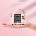 thumbnail image 2 of Retro Bluetooth Speaker, Wireless Vintage Small Speaker with Stereo Sound,Hands-free Call,400mA Battery,TF Card,Aux Line, Water-Proof For iOS Android, 2 of 5