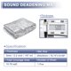 thumbnail image 2 of Ofertas Únicas 197mil 5mm 10.76sqft Almohadilla de Sonido de Aluminio para el Capó, Guardabarros y Cubierta del Motor de Barco 78.74"x19.69", 2 of 7