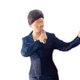 thumbnail image 2 of kurtrusly 1:64 Hand Painted Model People Figure Diorama Scenery Hostess Blue, 2 of 9