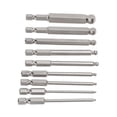 thumbnail image 3 of 9pcs 75mm 1/4 Pouce Boule Fin Tournevis Bit Set, Métal Tête de Boule Hexagonale Tige Hexagonale Tournevis Foret Ensemble d'Outils de Réparation Automobile, 3 of 8
