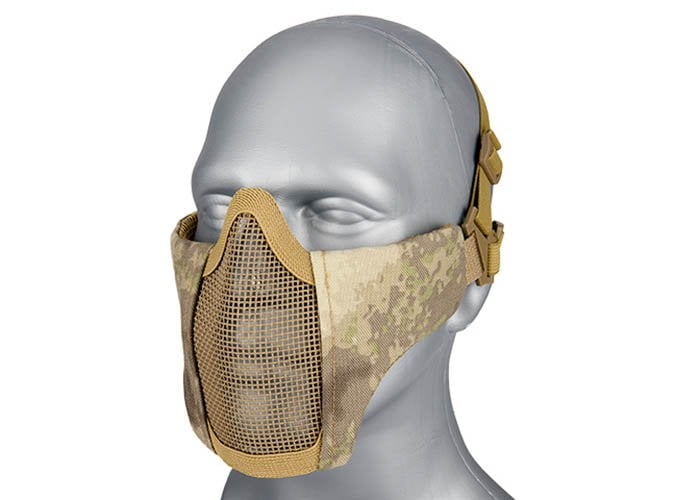 WoSporT Steel Mesh Nylon Lower Face Mask ( ATACS-AU )