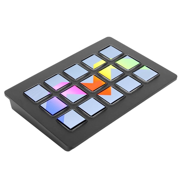 App Action Keyboard, LCD Custom Keyboard Support Hotkey 15 Keys For PC ...