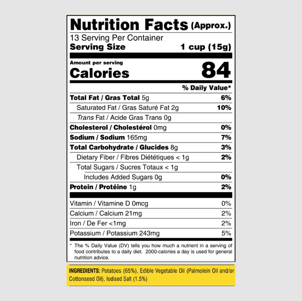 Bikaji Classic Salted Chips, 200g, Salted Wafers Style Potato Chips