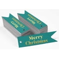 thumbnail image 2 of Inkdotpot Gold Foil Paper Hang Tags Merry Christmas Favor Tags 100 Pieces, 2 of 6