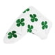 thumbnail image 3 of Good Luck - Funda para cabeza de palo de golf de cuatro hojas, felpa gruesa, en forma de L, color blanco, 3 of 10