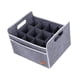 thumbnail image 1 of Portabotellas de vino, caja de almacenamiento para 12 botellas, bolsa de vino de fieltro navideña, accesorio plegable, organizador de botellas para, 1 of 8