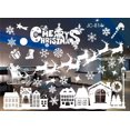 thumbnail image 1 of C-Christmas Stickers Christmas Window Stickers Santa Deco Christmas Decoration Windows DIY Static Wall Reindeer Removable Glass Christmas Store Window Decoration, 1 of 5