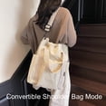 thumbnail image 3 of URSOFINE Convertible Drawstring Backpack Tote Bag, Water Resistant Multiway Shoulder Crossbody Bag with Pockets for Women, Casual Daypack for Work, Travel & Gym, 3 of 8