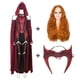 thumbnail image 3 of Disfraz de bruja de Wanda Maximoff para cosplay, disfraz de Scarlet, disfraz de Halloween, carnaval, máscara, disfraz de Halloween personalizado, 3 of 5