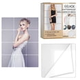 thumbnail image 3 of 12 PCS Wall Mirror Tiles Shatterproof Full Length Unbreakable Extra Thick for Home Gym Dormitory, 3 of 8