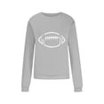 thumbnail image 3 of Fall Clothes 2023 Fashion Women Round Neck Long Sleeve T-Shirt Printing Sweatshirt Blouse Tops(Gray,L), 3 of 5
