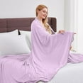 thumbnail image 1 of Cooling Blanket, Summer Cooling Blankets for Hot Sleepers, Arc-Chill Q-Max>0.5 Cool Fiber, Oeko-TEX 100% Certified, Soft, Breathable, Double-Side Bed Throw,Keep Cool for Adults Kids 50"x70", 1 of 5