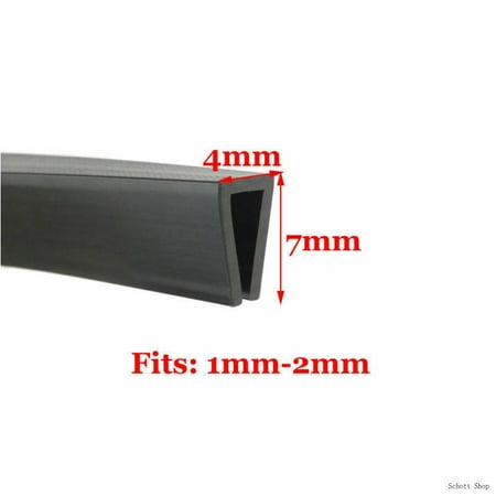 

New Rubber U Channel Edging Trim Seal 0.5~13Mm Edge Protection