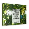 thumbnail image 2 of Scripture Walls Even So Faith James 2:17 Bible Verse Canvas Christian Wall Art Bible Verse Print Ready To Hang Unframed, 2 of 18