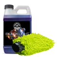thumbnail image 1 of Jabón para lavar autos Chemical Guys Black Light 1,9 L con guante de lavado, 1 of 9