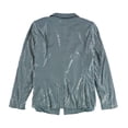 thumbnail image 2 of Nina Parker Blazer à Sequins pour Femmes, Bleu, Grande Taille, 3X, 2 of 2