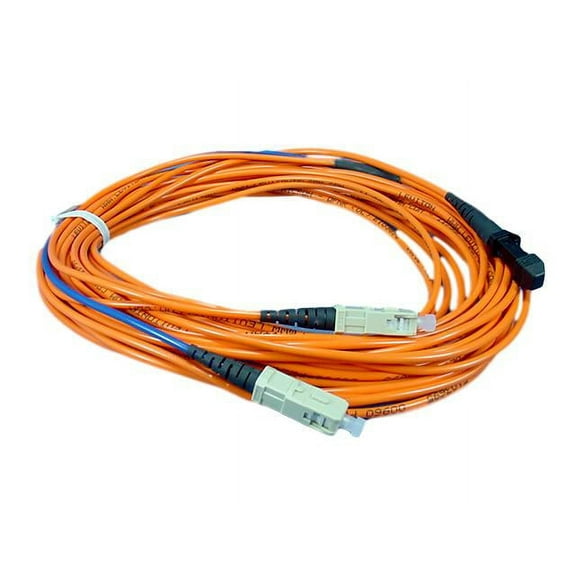 10M Leviton Fiber Optic Multi-Mode Duplex Patch Cable Cord MT-RJ DX-SC 498MC-M10