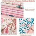 thumbnail image 6 of Printed Cotton Fabric for Patchwork Sewing Tissue to Patchwork Quilting Flower Pattern Mixed color 25x25.5x0.02cm 7pcs/set, 6 of 7