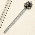 thumbnail image 3 of Starry Sky Dinosaur Vintage Silver Lace-Edged Bookmark: a Gift for Readers and Book Lovers, 3 of 5