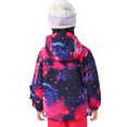 thumbnail image 3 of BGX Girls Ski Jacket Waterproof Insulated Warm Winter Snow Coat With Hooded Snowboard Skiing Jackets for Kids(7-8 Years, Nebula), 3 of 6