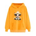 thumbnail image 6 of Aimik Women's Cute Cow Graphic Hoodies Sweatshirts Long Sleeve Pullover Tops with Drawstring Pockets Fall Loose Comfy Hoodied Tops, 6 of 6