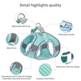 thumbnail image 4 of Dog Cat Harness Vest Chest Rope Set Reflective Breathable Adjustable Pet Harness for Small Medium Dogs Puppy Outdoor Walking ShopWise Round, 4 of 13